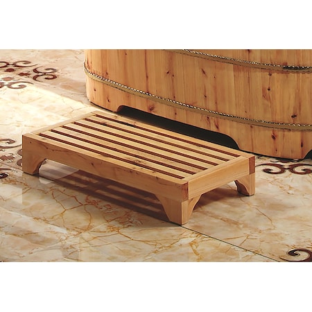 Alfi Brand 4" Modern Wooden Stepping Stool Multi-Purpose Accessory AB4409